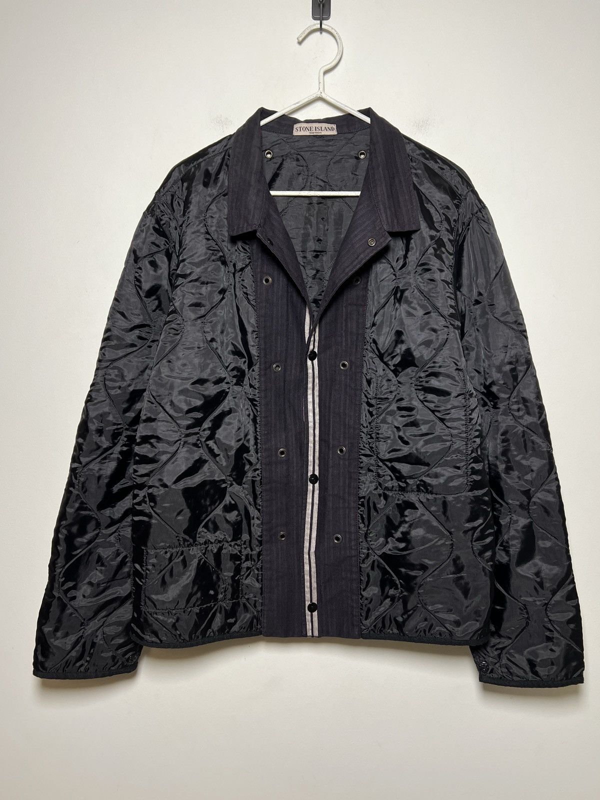 Stone Island stone island y2k quilted liner bomber jacket Size US L / EU 52-54 / 3 - 2 Thumbnail