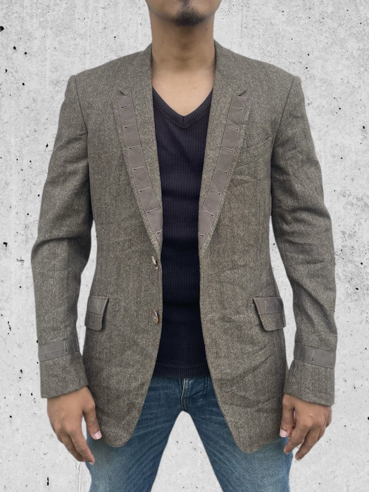 Paul Smith × Paul Smith Red Ear 🔥RARE🔥 Paul Smith Men's "Buttonhole" Blazer Jacket Size US L / EU 52-54 / 3 - 1 Thumbnail