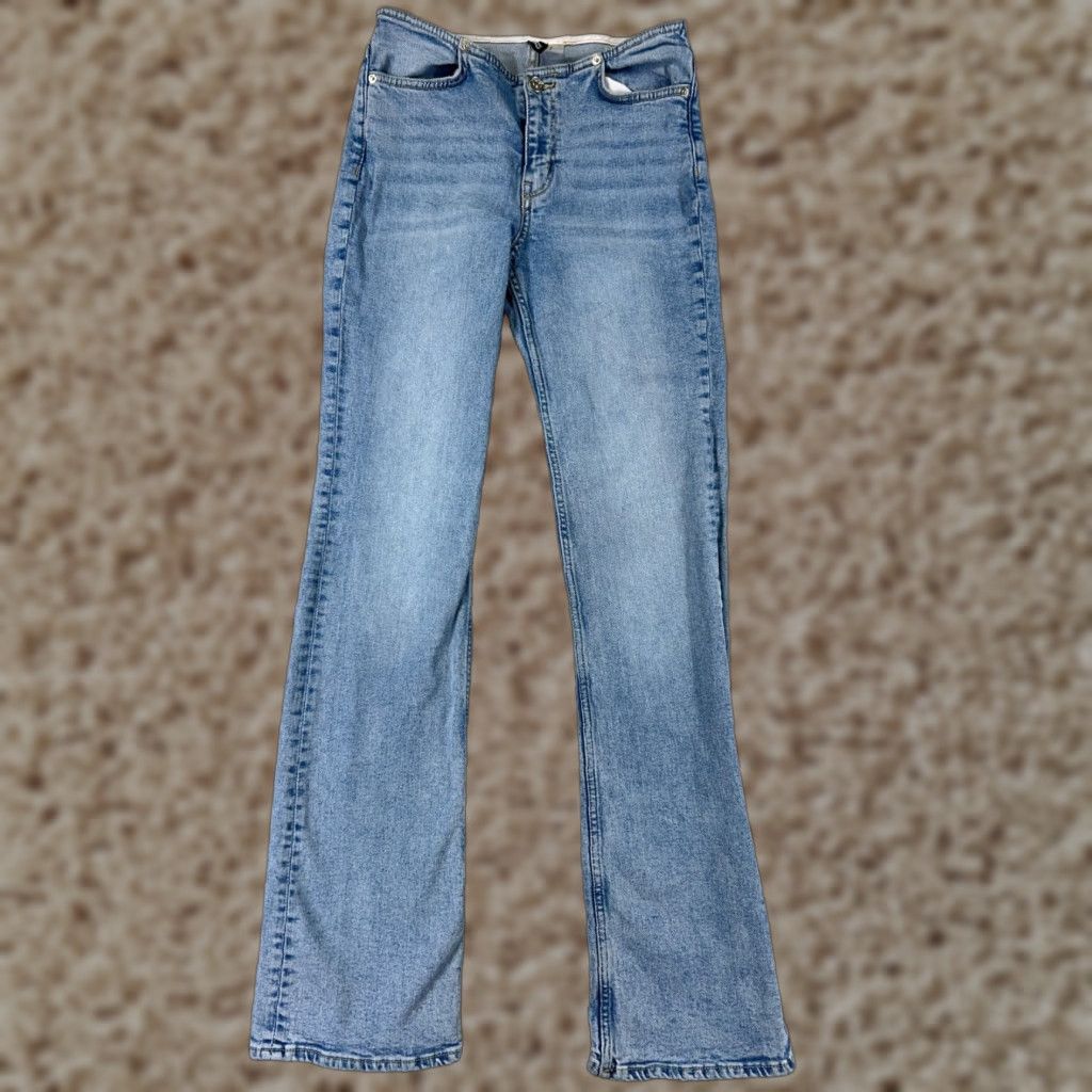 Denime Divided Jeans Womens 4 Bootcut Denim Blue Mid Rise 23 Inseam 31 Regular 5-Pocket Design Size 27" / US 4 / IT 40 - 1 Thumbnail