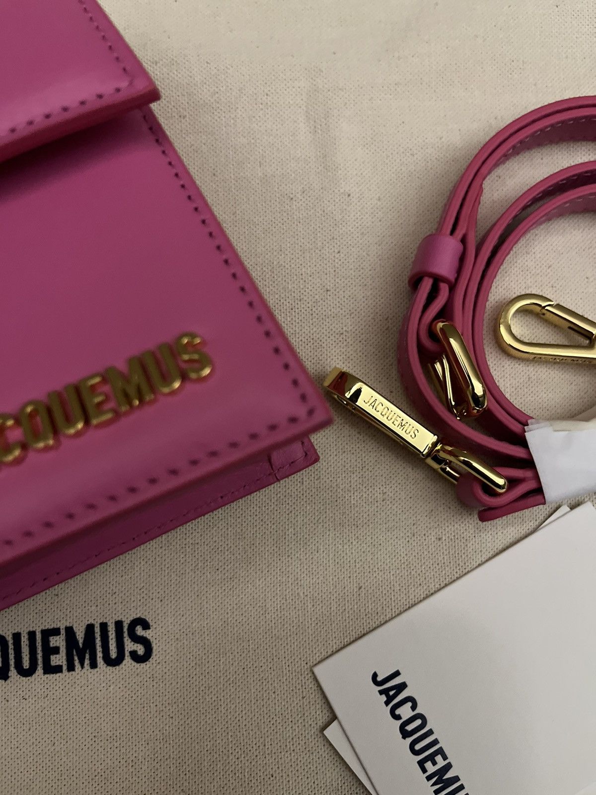 Jacquemus Jacquemus Le Grand Neon Pink Size ONE SIZE - 9 Thumbnail