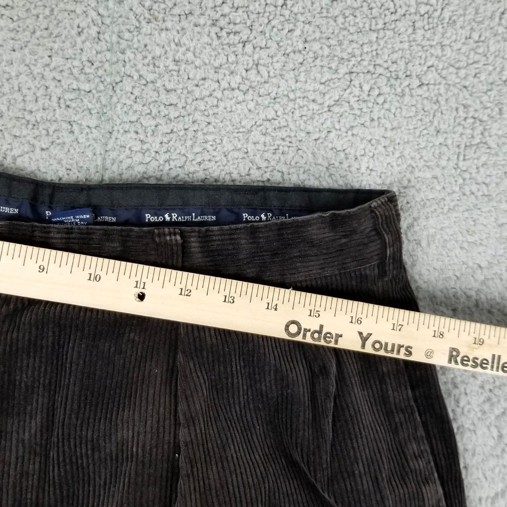 Polo Ralph Lauren Polo Ralph Lauren Corduroy Pants VTG 38X30 Coffee Brown Pleated Chunky Cord Pony Mens Pants Brown Corduroy 5-Pocket Size US M / EU 48-50 / 2 - 2 Thumbnail