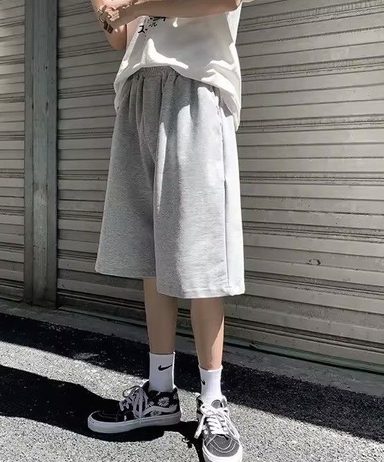 Japanese Brand GrayRelaxed Fit Shorts Asian Style Size US 27 - 6 Thumbnail