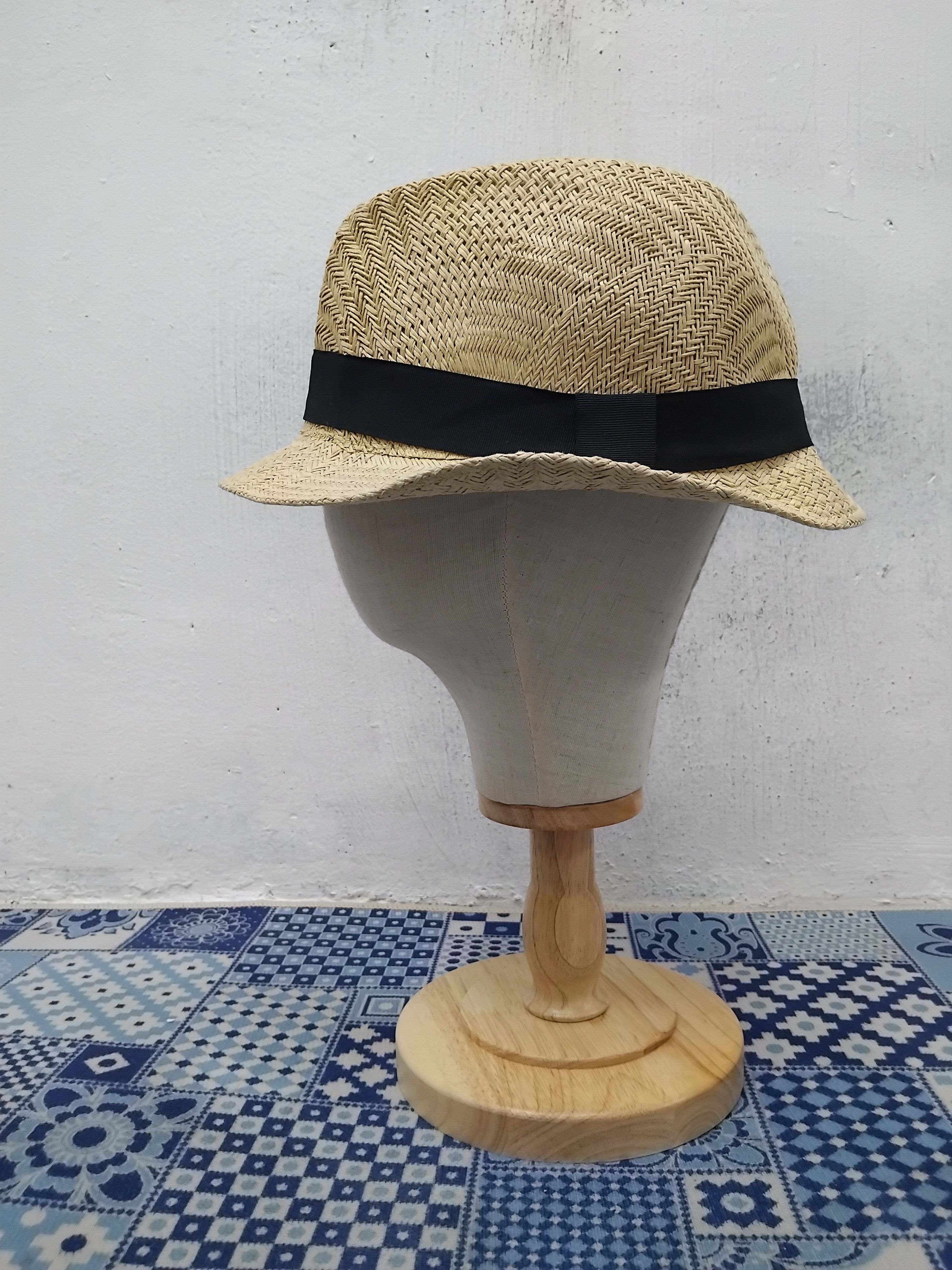 Japanese Brand 💥Basiquenti brand fedora hat Size ONE SIZE - 3 Thumbnail
