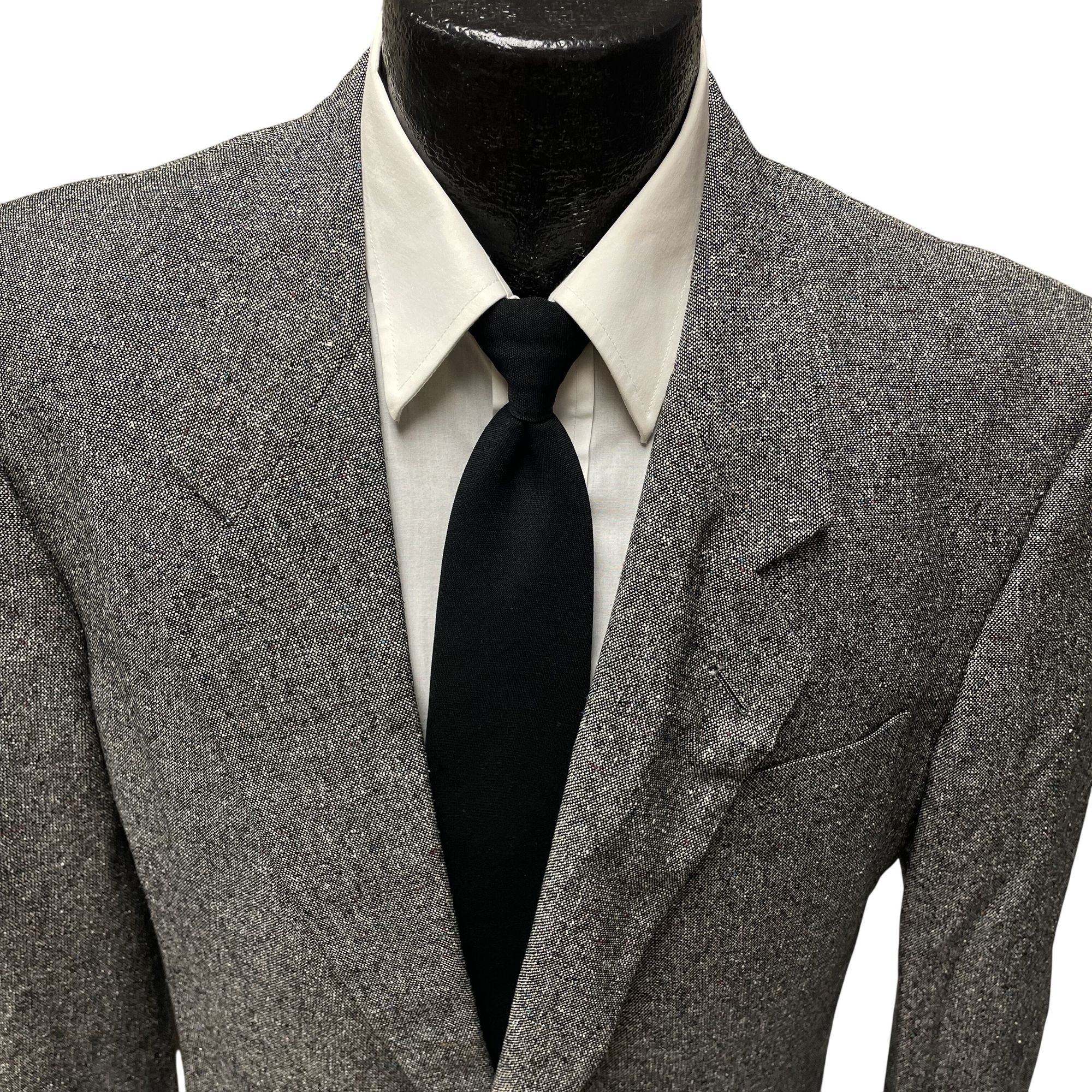 Other Vtg Gray Multicolor Hollywood ATOMIC FLECK Rockabilly Blazer Size 42R - 2 Thumbnail