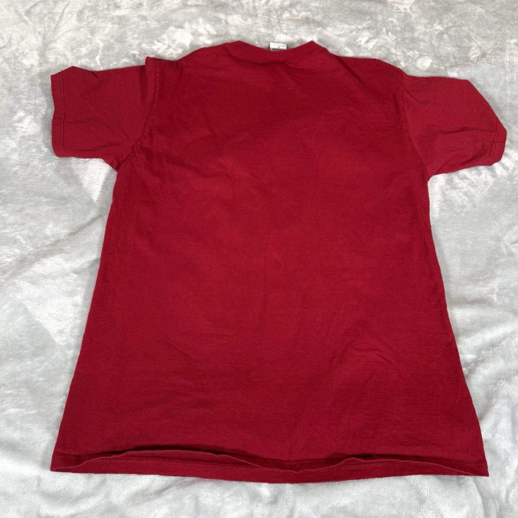 Russell Athletic VINTAGE Russell Athletic Logo T Shirt Mens L Red 90s Slim Fit Crew Neck Short Sleeve Graphic Print Logo Size US L / EU 52-54 / 3 - 7 Thumbnail