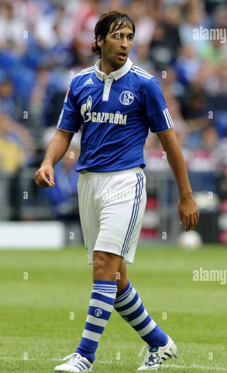 Adidas 2010/2011 Adidas Schalke 04 #7 Raul Away Soccer Jersey Rare Size US XL / EU 56 / 4 - 4 Thumbnail