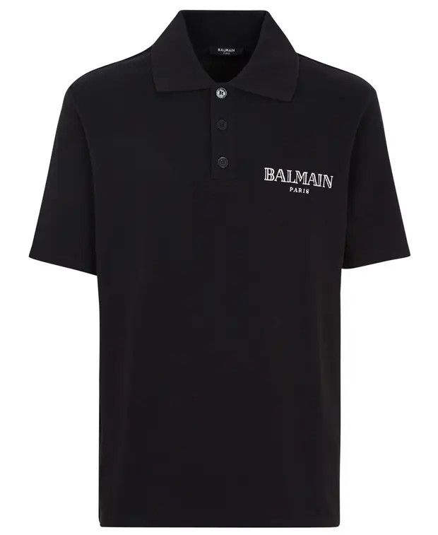 Balmain o1loc1c1125 Polos in Black Size US L / EU 52-54 / 3 - 1 Thumbnail