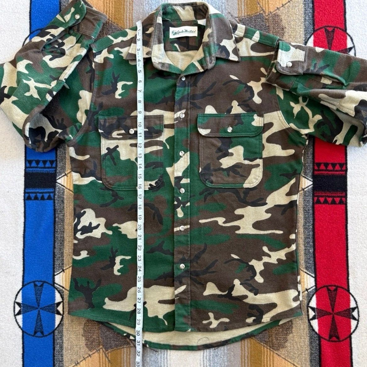 Vintage VINTAGE Gander Mountain Button-Up Camouflage Shirt Men M USA Made 90s Outdoor Hunting Camouflage Green Long Sleeve Size US M / EU 48-50 / 2 - 5 Thumbnail
