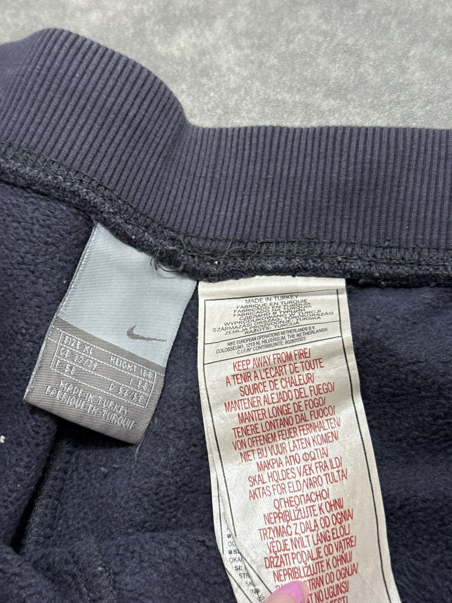 Nike Nike Sportswear Heritage Fleece Joggers Navy Baggy Wide Leg Size US 34 / EU 50 - 9 Thumbnail