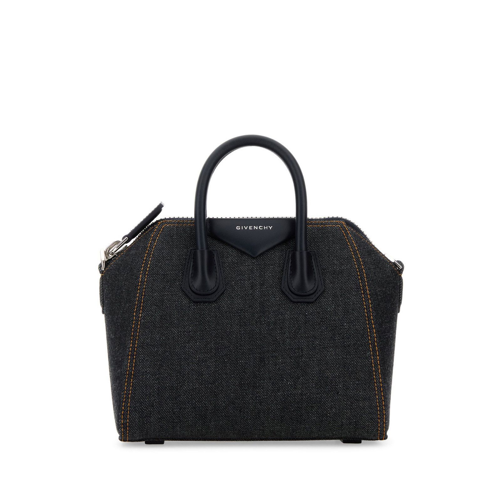 Givenchy GIVENCHY Mini Antigona Blue Denim Handbag New And Authentic Size ONE SIZE - 1 Thumbnail