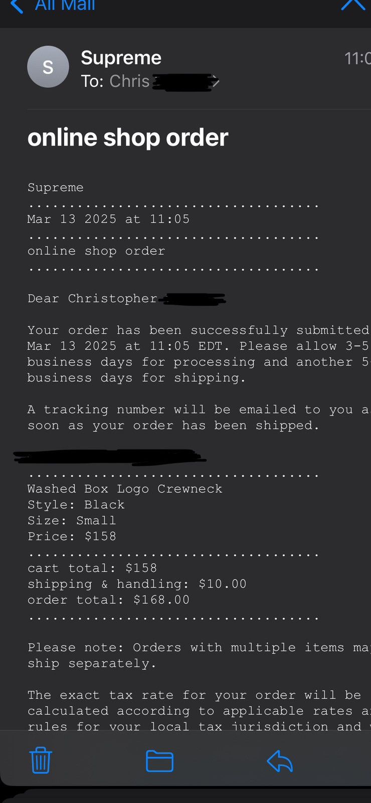 Supreme Supreme Washed Box Logo Crewneck Size US S / EU 44-46 / 1 - 2 Thumbnail