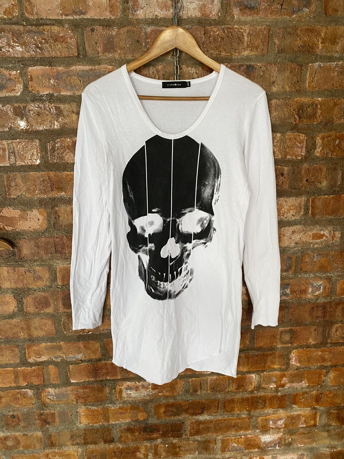 CIVARIZE × Japanese Brand × Yasuyuki Ishii Civarize Japan Smoke Skull long shirt Size US S / EU 44-46 / 1 - 2 Thumbnail