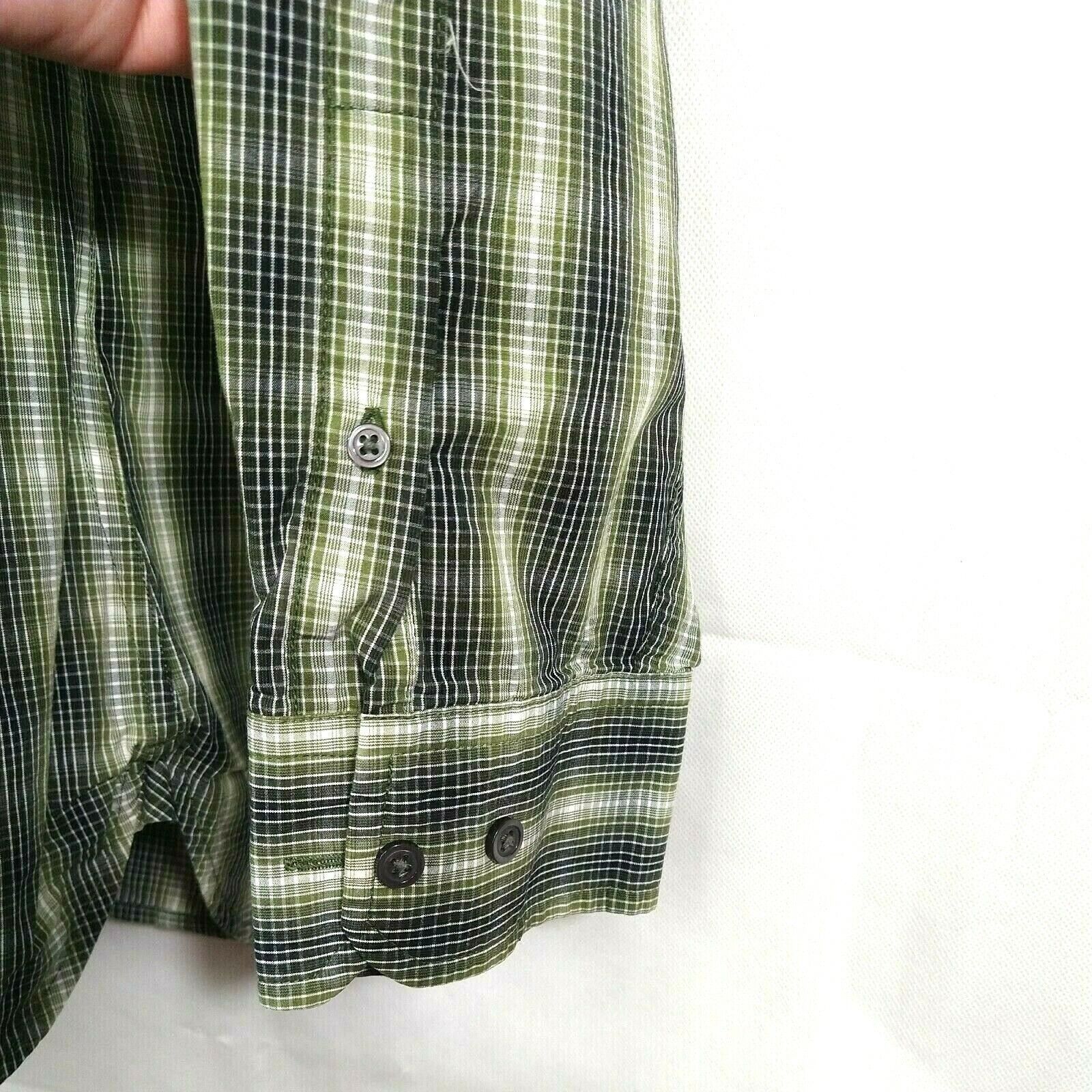 Banana Republic Banana Republic Plaid Button Up Shirt Men Size L 16-16.5 Gre Size US L / EU 52-54 / 3 - 3 Thumbnail