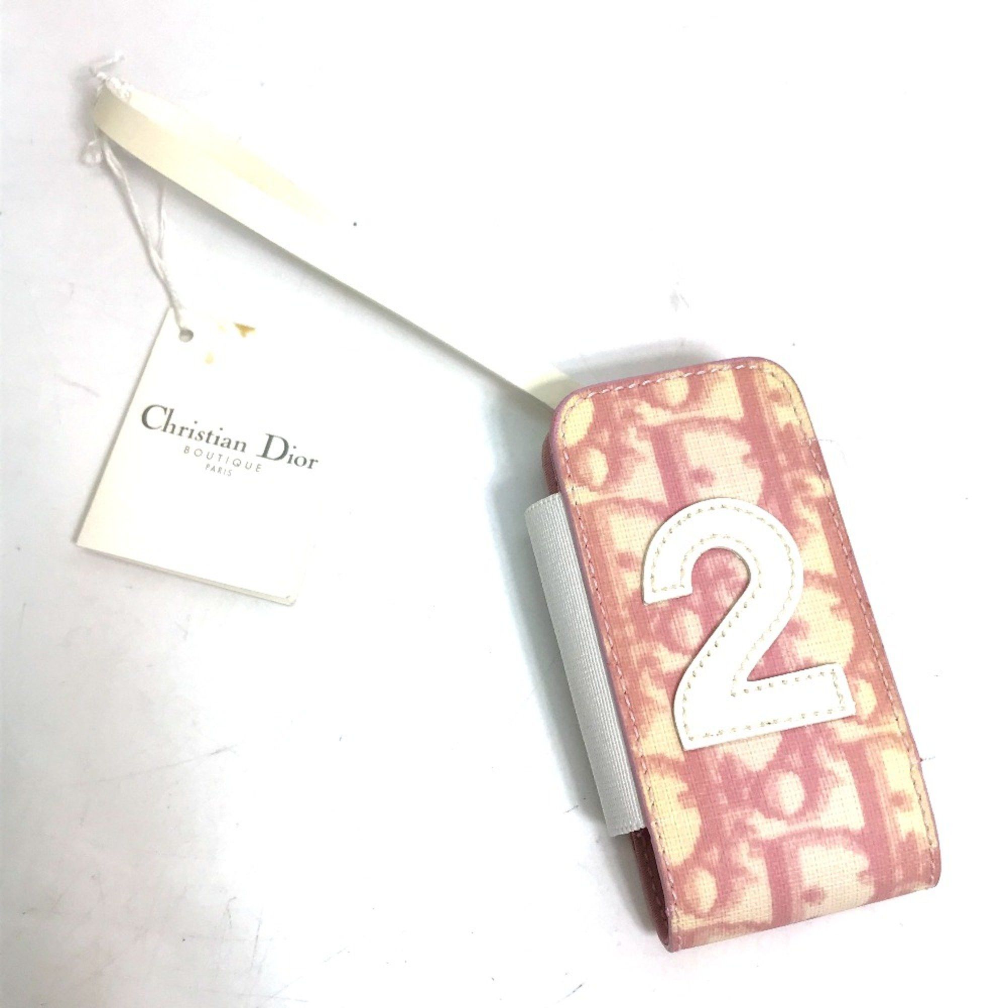 Dior Christian CHRISTIAN DIOR Trotter Mobile case pink Size ONE SIZE - 1 Thumbnail