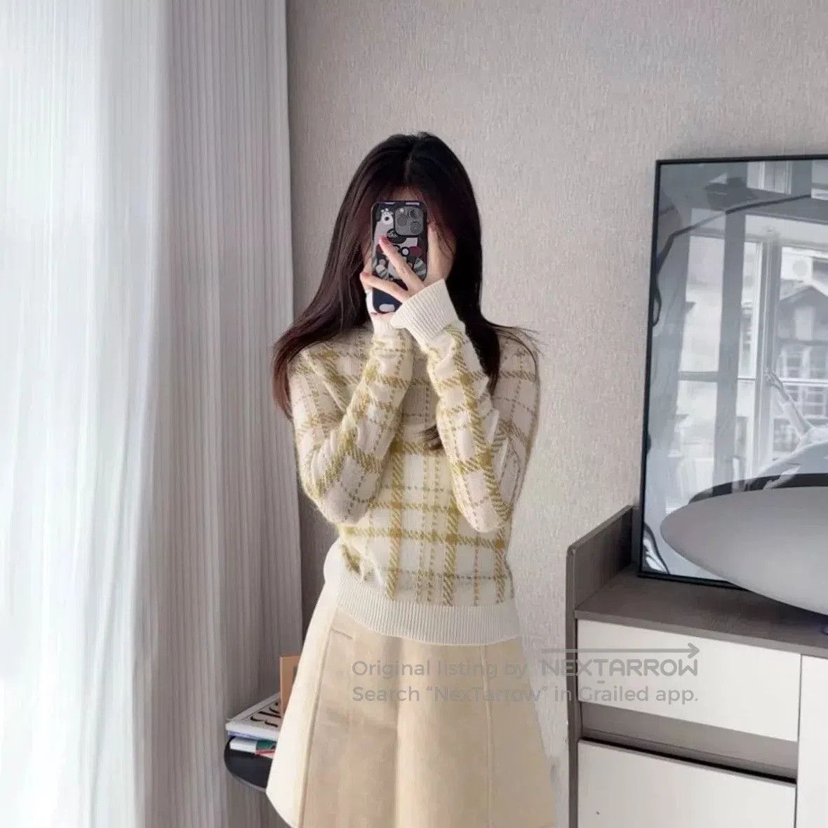 Dior Dior Plaid Colorblock Wool Sweater. Size XS / US 0-2 / IT 36-38 - 7 Thumbnail