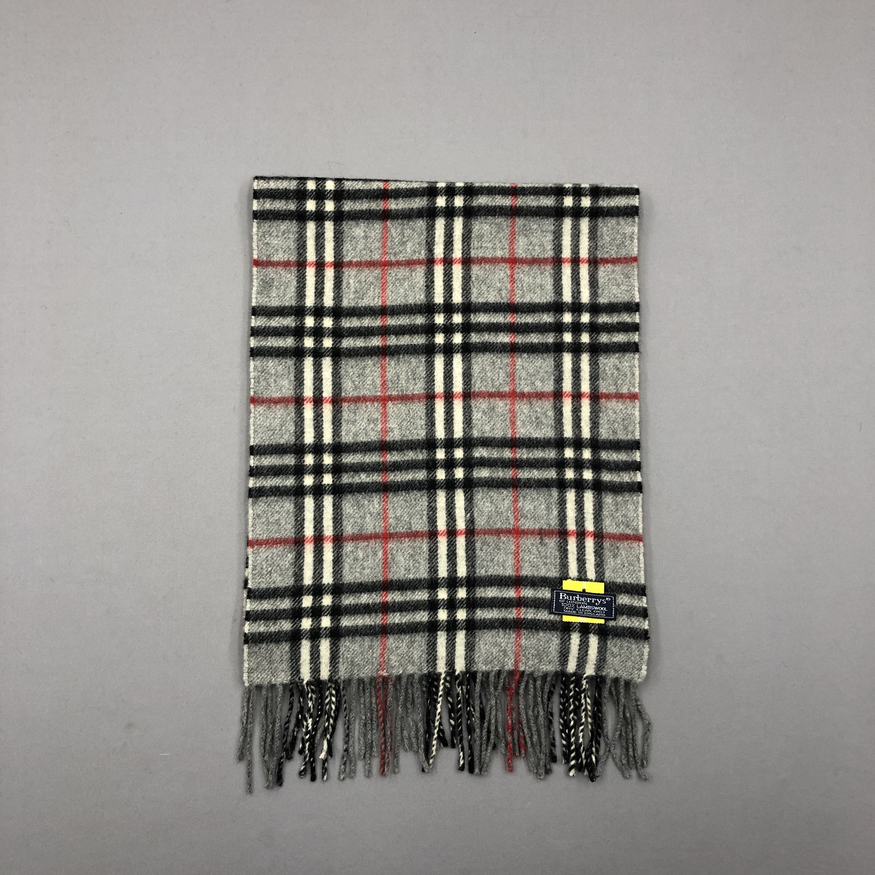 Burberry Vintage Burberry Scarf Nova Check Wool Cashmere Scarves Size ONE SIZE - 2 Thumbnail