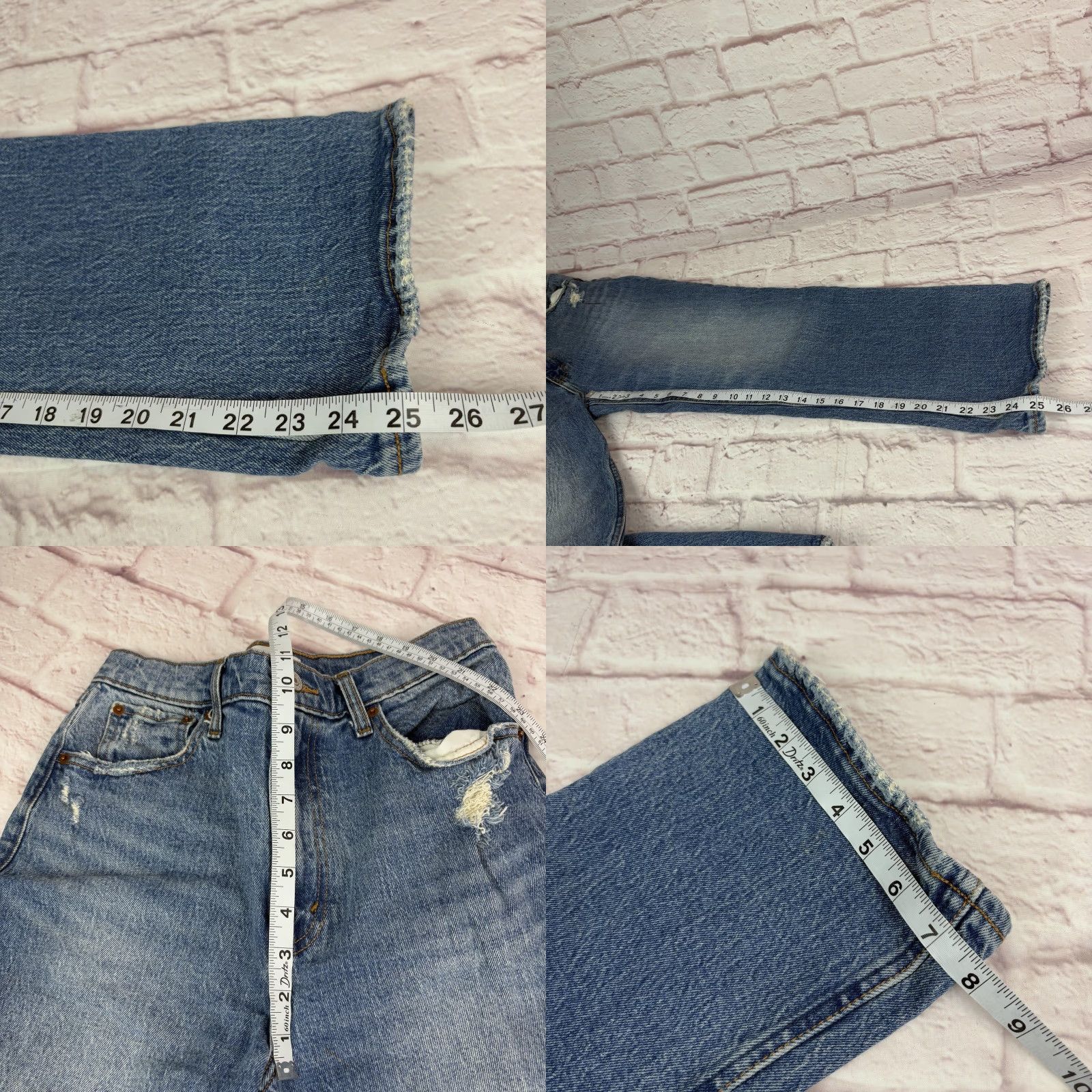 Abercrombie & Fitch Abercrombie & Fitch Jeans Womens 27 Ultra High Rise Kick Flare Distressed Denim Size 27" / US 4 / IT 40 - 8 Thumbnail