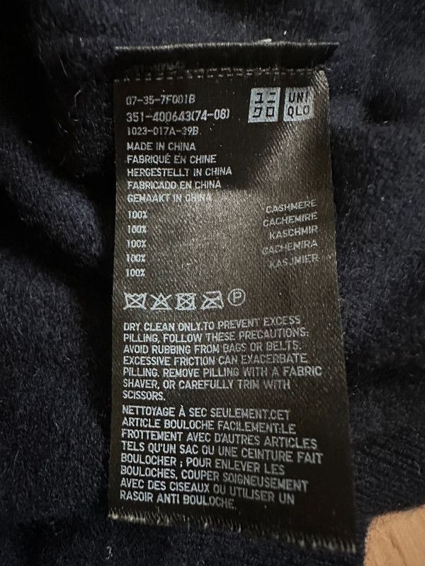 Uniqlo 100% Cashmere sweater Size M / US 6-8 / IT 42-44 - 7 Thumbnail