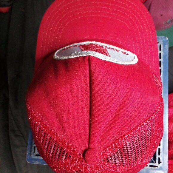 Other DS Vintage Gensco Glasfloss Pleats Patch Snap Trucker Hat Size ONE SIZE - 6 Thumbnail