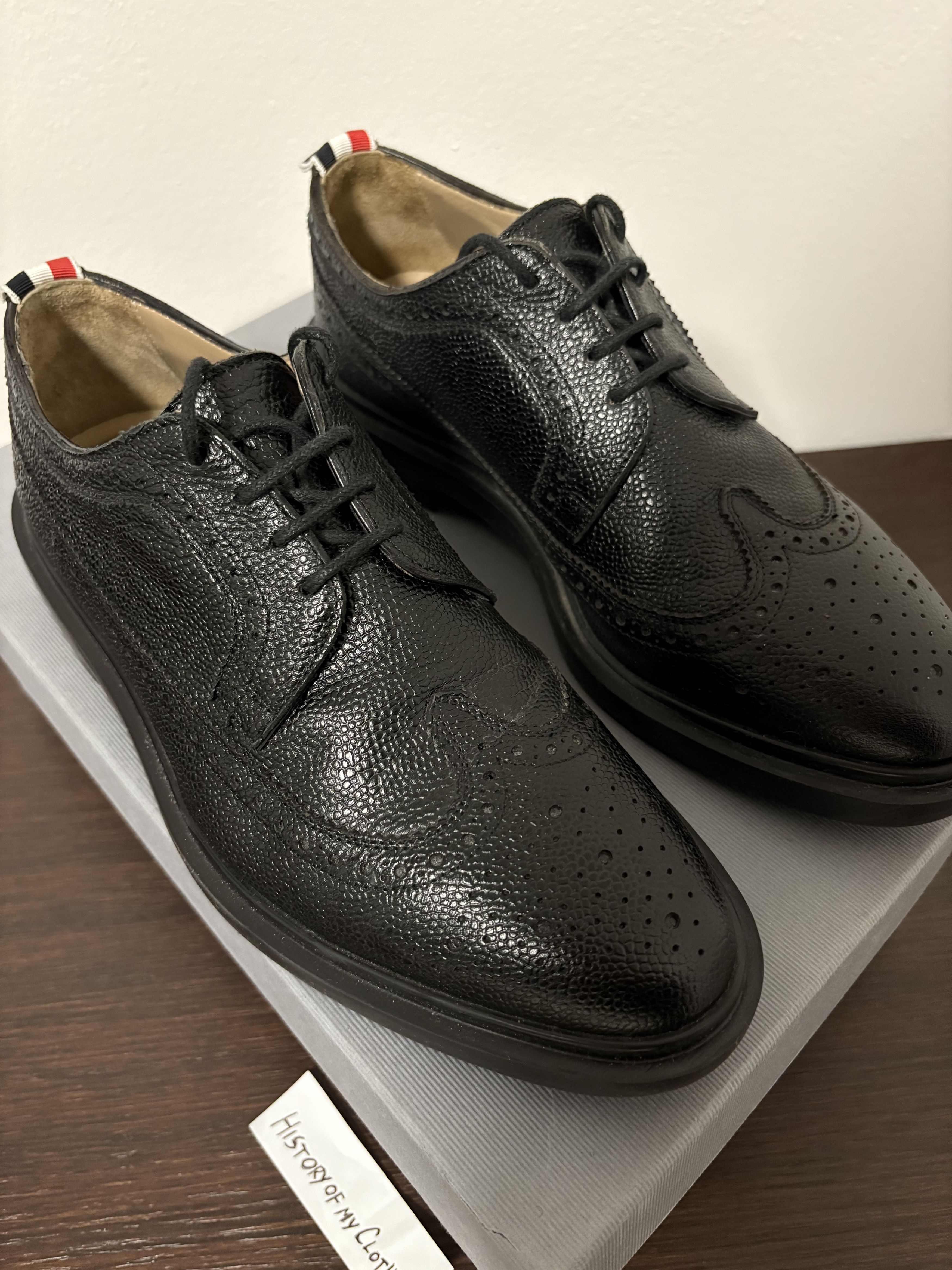 Thom Browne Thom Browne Classic Longwing Brogues Size US 7 / EU 40 - 8 Thumbnail