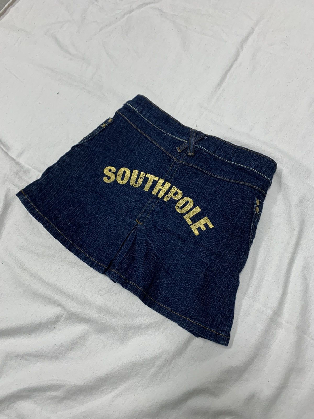 Southpole × Vintage VINTAGE 90S SOUTH POLE PRINTED MINI SKIRT Size 26" / US 2 / IT 38 - 5 Thumbnail