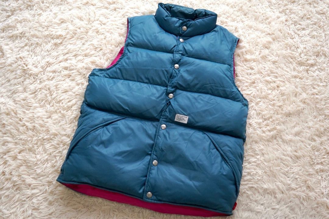 Wtaps Blue Puffer Vest with Button Closure - Size M Size US M / EU 48-50 / 2 - 1 Thumbnail