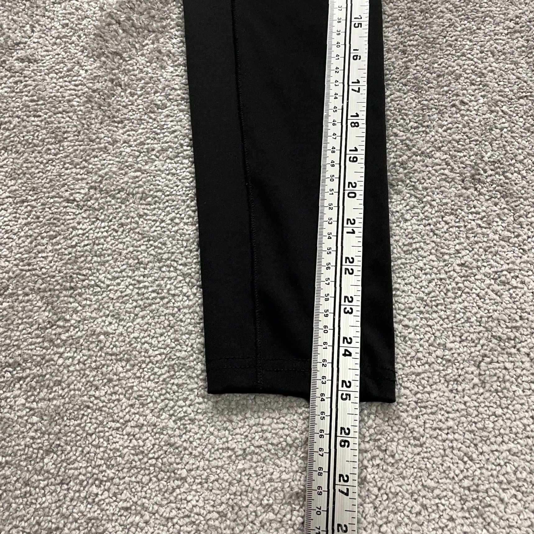Vintage VINTAGE Wrldinvsn Compression Leggings Womens Small Black High Rise Athletic Gym 24x25 Size 28" / US 6 / IT 42 - 7 Thumbnail