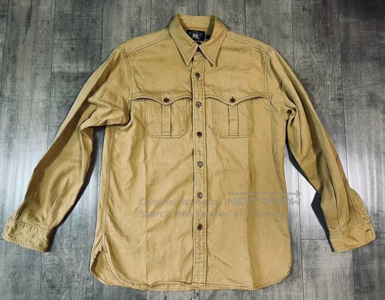 RRL Ralph Lauren RRL Ralph Lauren Mud dyeing workwear shirt casual jacket Size US S / EU 44-46 / 1 - 2 Thumbnail