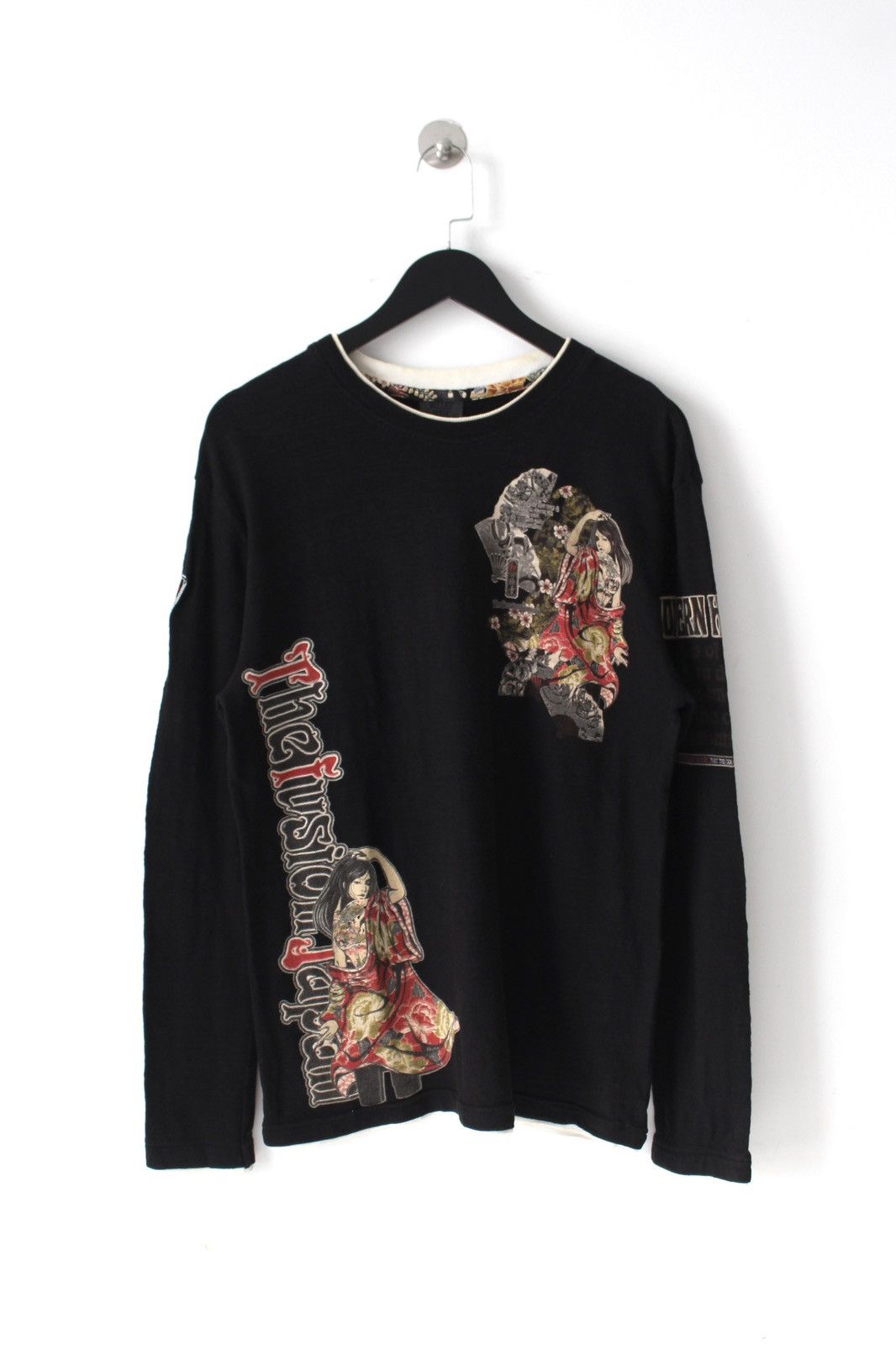 Bullet Noise 2000S BULLET NOISE MODERN HARMONY GRAPHIC LONG SLEEVE TEE Size US M / EU 48-50 / 2 - 2 Thumbnail