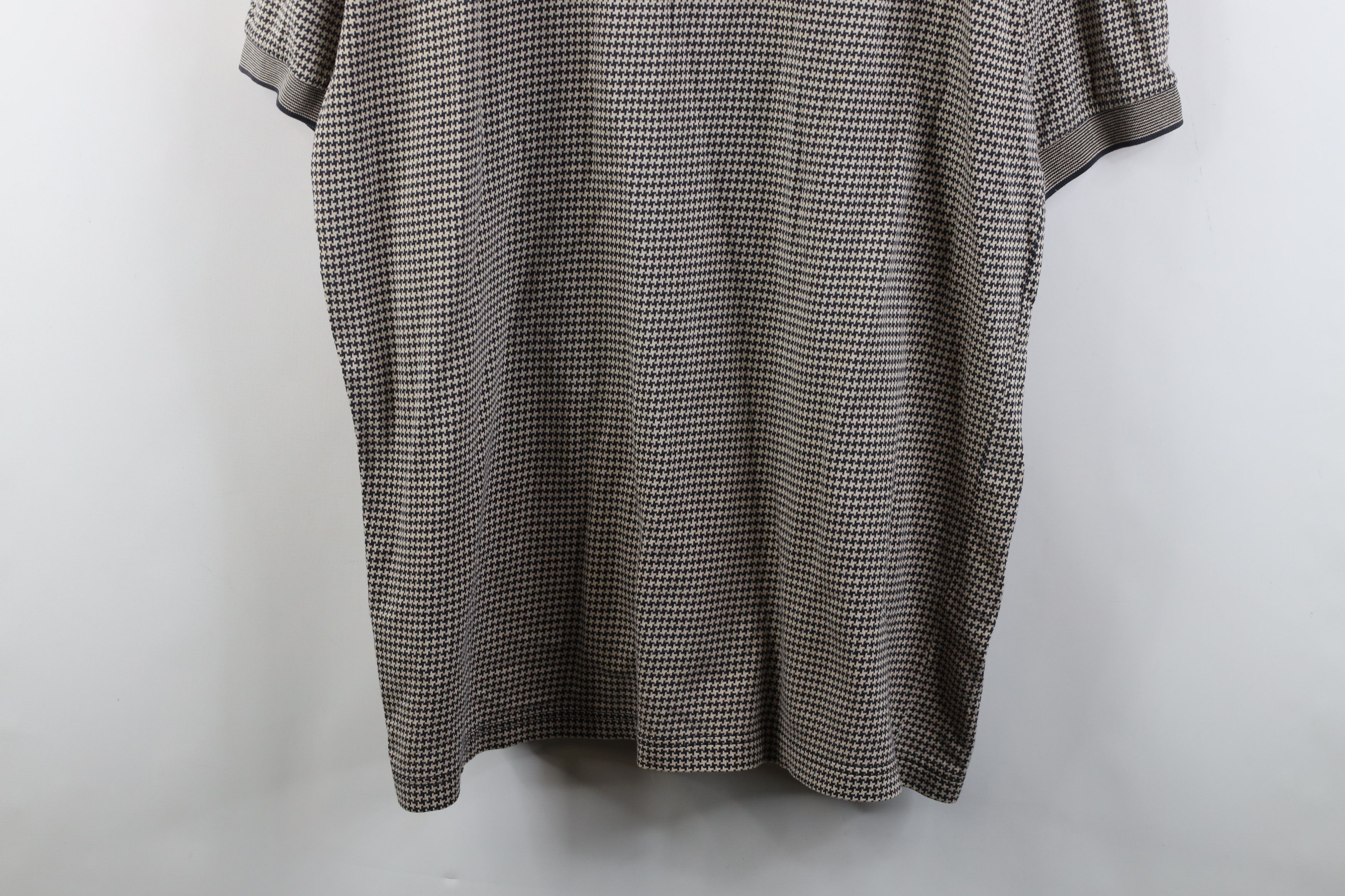 Vintage Vintage 90s Pebble Beach Spell Houndstooth Knit Golf Polo Size US L / EU 52-54 / 3 - 12 Thumbnail