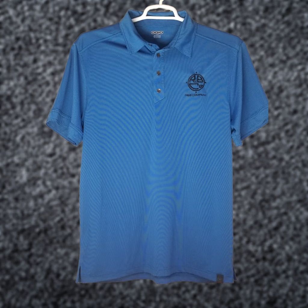 Vintage OGIO Mens Large Blue Button Short Sleeve Polo Golf Sports Shirt Casual Size US L / EU 52-54 / 3 - 1 Thumbnail