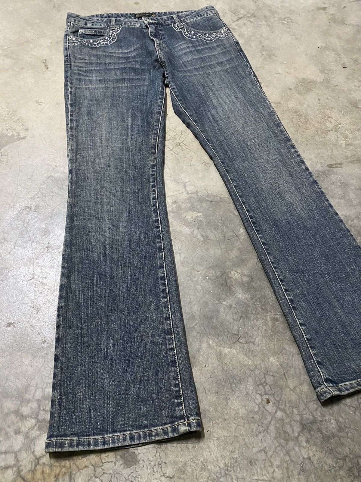 Hysteric Glamour × If Six Was Nine × Japanese Brand 💥last call💥Flare Jeans Japanese Oririn Stretchable Denim Size US 30 / EU 46 - 2 Thumbnail