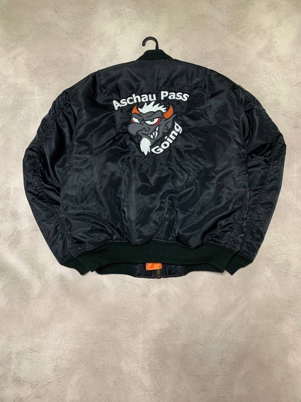 Other Vintage Delta Ind. “Aschau Pass Going” MA-1 Flyer Bomber Size US M / EU 48-50 / 2 - 1 Thumbnail