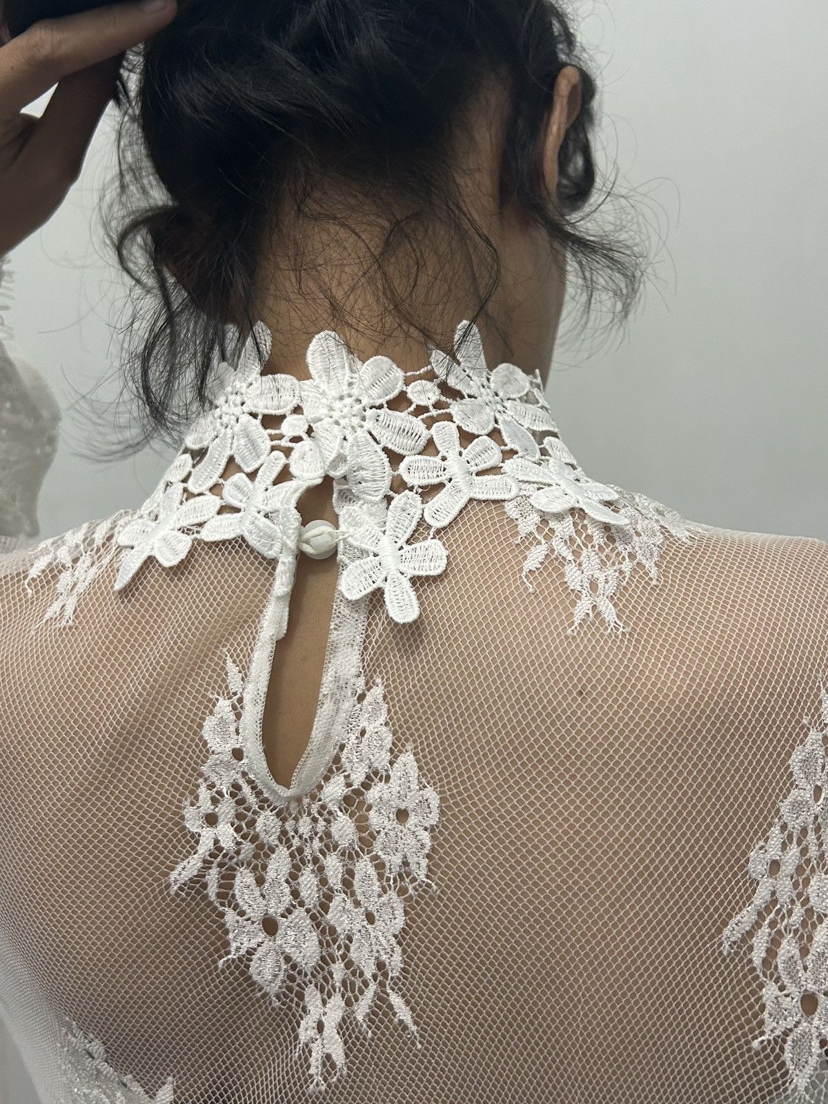 Other Avant-Garde Lace Tutrleneck Top Size M / US 6-8 / IT 42-44 - 3 Thumbnail