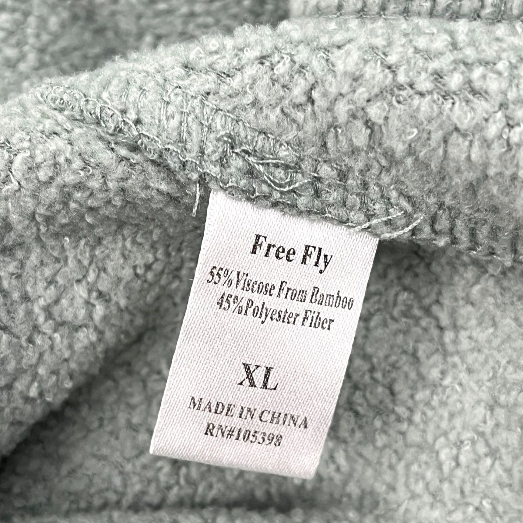 Vintage Free Fly Hoodie Womens XL Green Soft Bamboo Fleece Active Hiking Pullover Preppy Size XL / US 12-14 / IT 48-50 - 7 Thumbnail