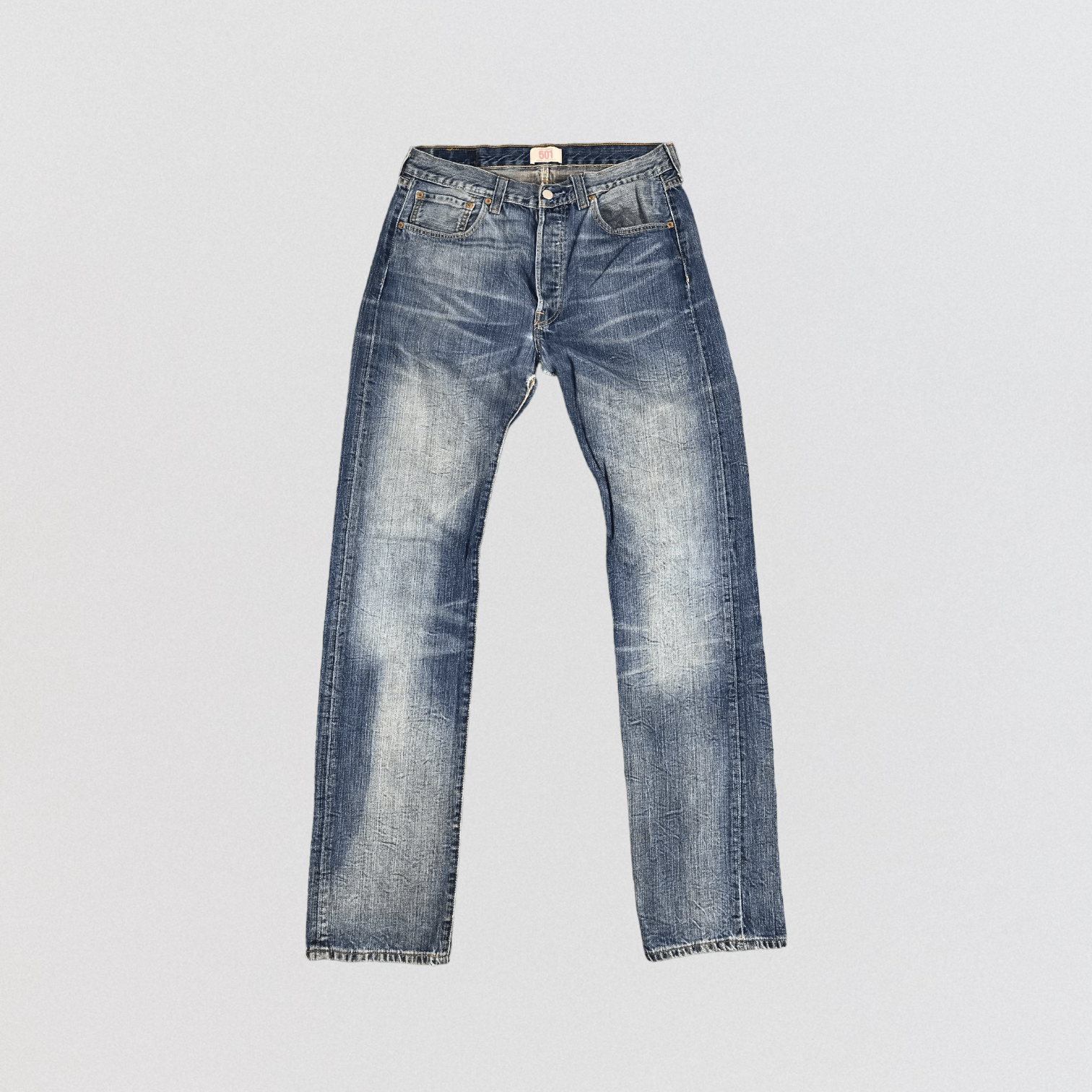 Levi's × Vintage Vintage Whiskers Levis 501 Jeans-JM944 Size US 33 - 1 Thumbnail