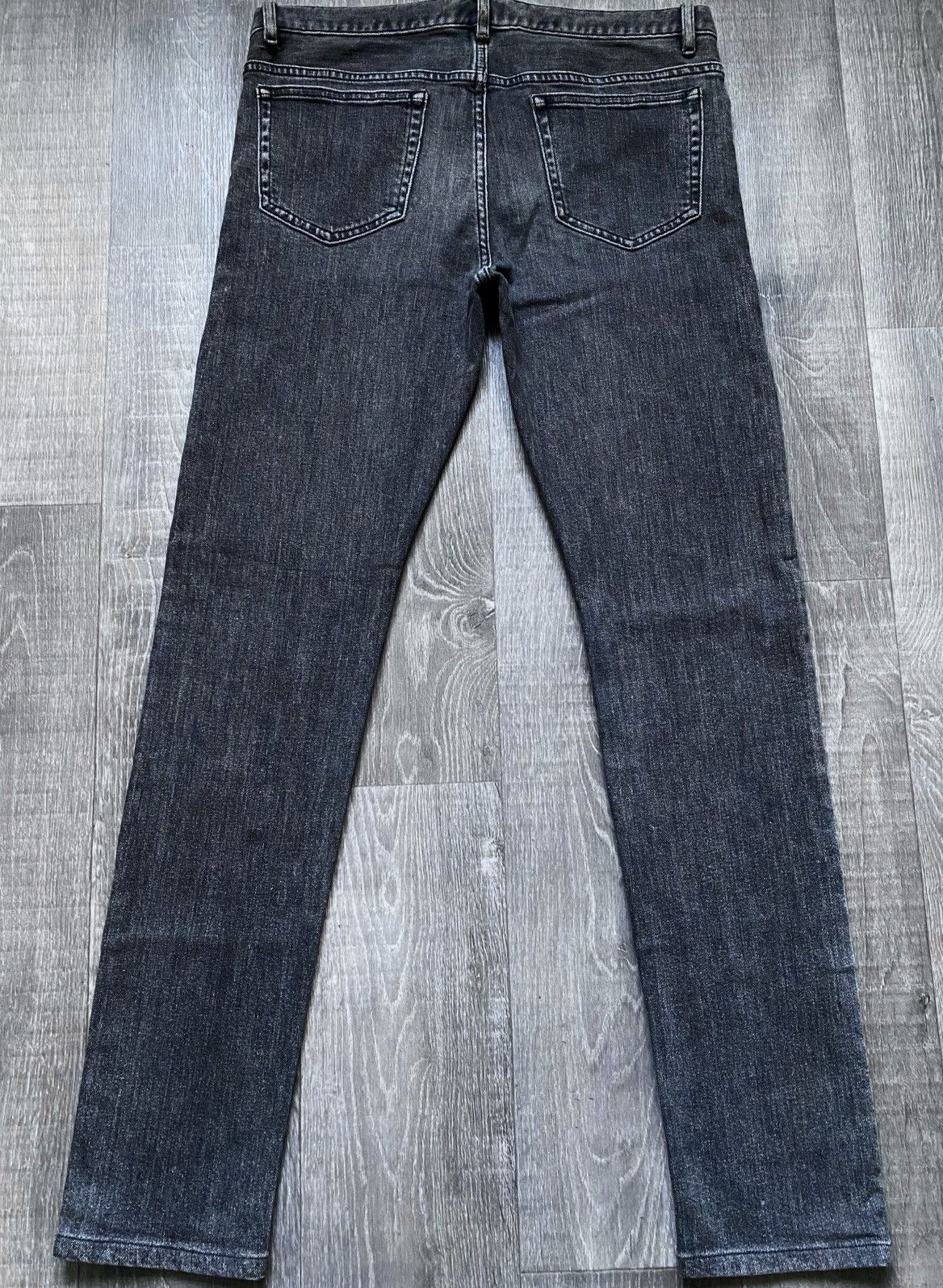 A.P.C. Unisex A.P.C. Petit New Standard Graphite Gray Jeans Denim Size 30" / US 8 / IT 44 - 22 Thumbnail