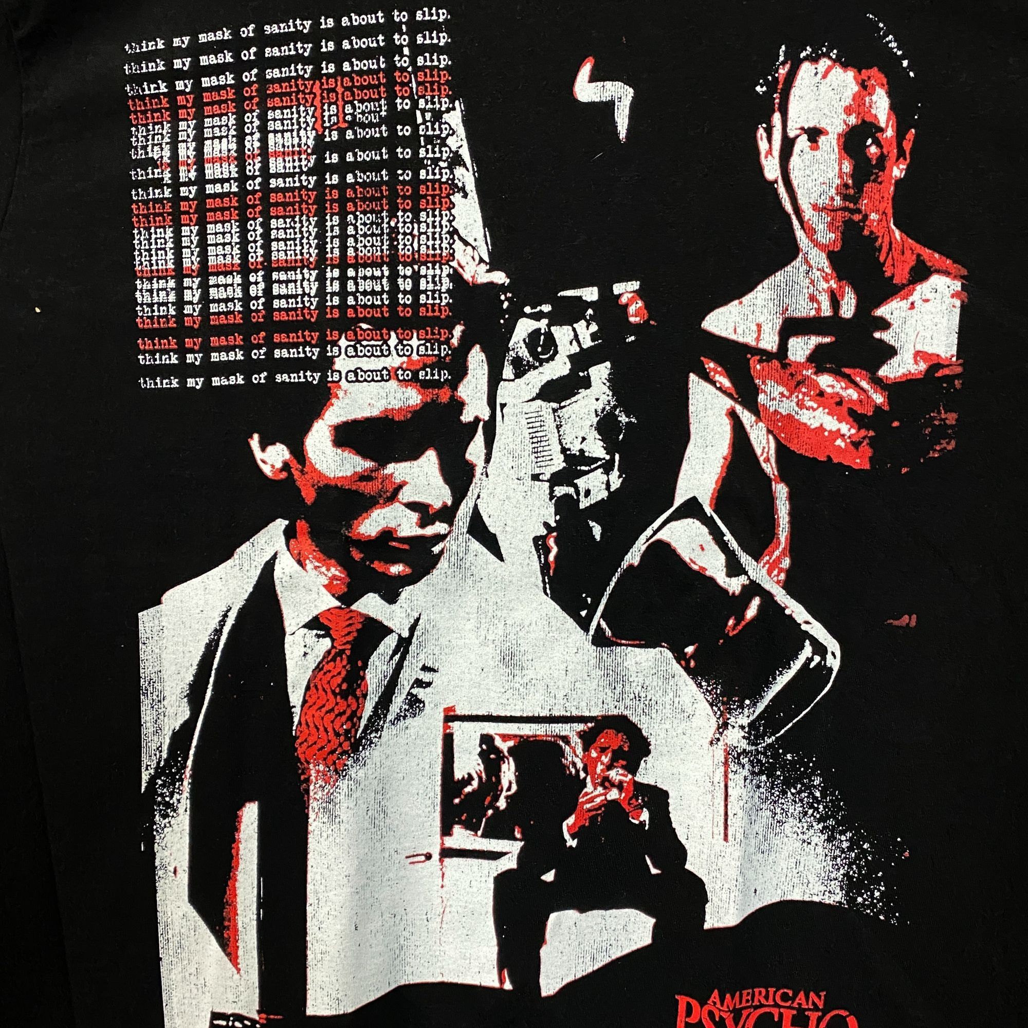 Other American Psycho Patrick Bateman Movie Graphic T-Shirt Large Size US L / EU 52-54 / 3 - 2 Thumbnail