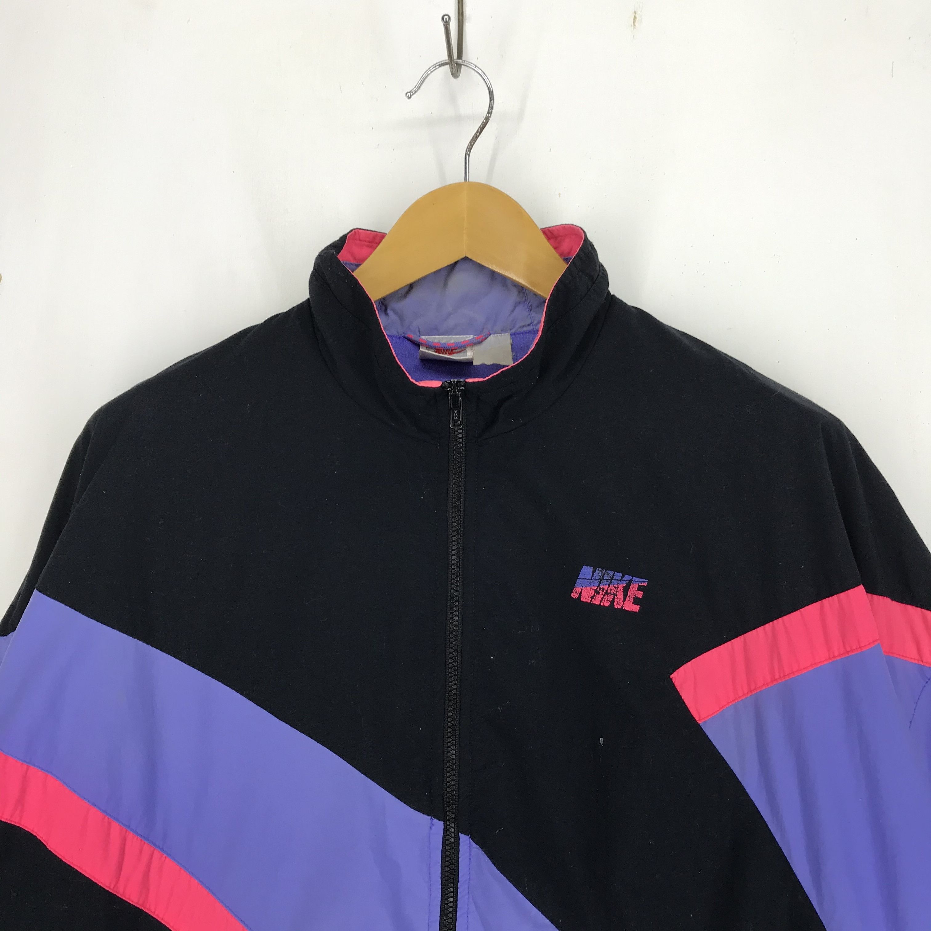 Nike 90s Vintage NIKE Grey Label Zipper Jacket #2422-84 Size US XL / EU 56 / 4 - 2 Thumbnail