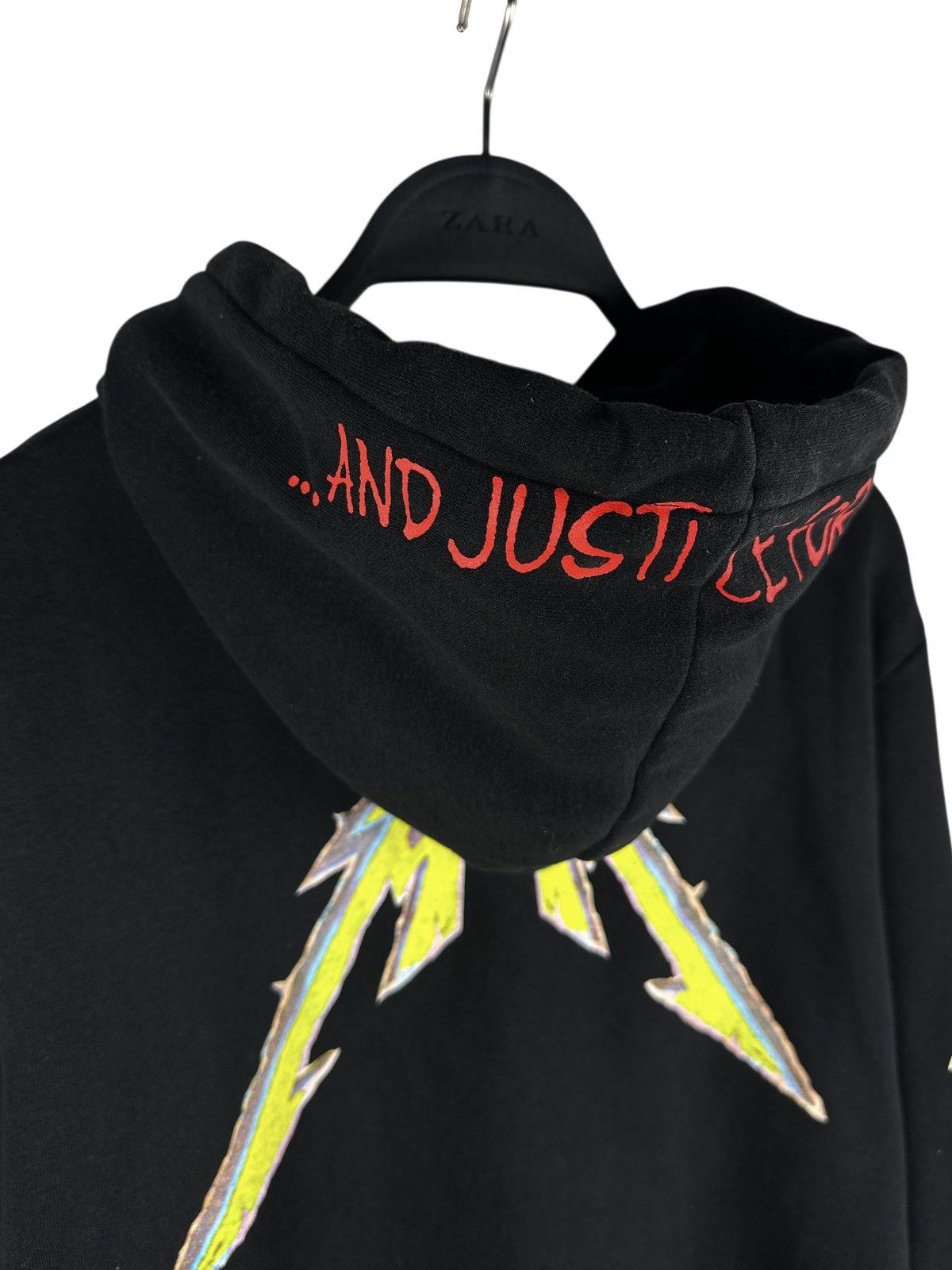H&M × Metallica H&M x Metallica And Justice For All Graphic Print Hoodie Size US XS / EU 42 / 0 - 11 Thumbnail