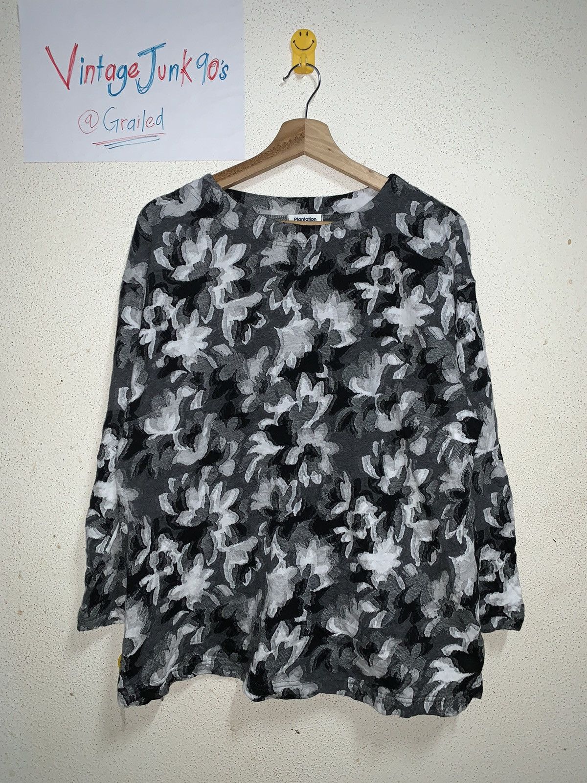Issey Miyake Absract Flower Plantation Long Sleeve Tee By Issey Miyake Size XS / US 0-2 / IT 36-38 - 1 Thumbnail
