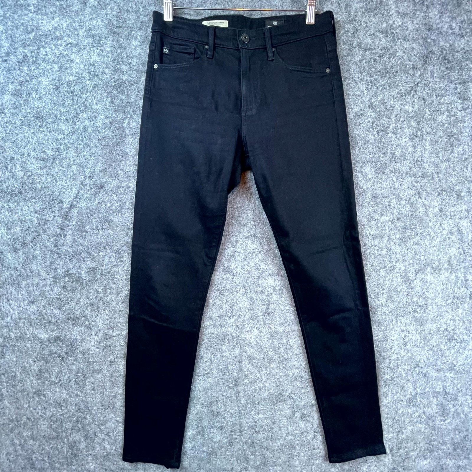 AG Adriano Goldschmied AG Adriano Goldschmied Farrah Skinny Jean Womens 26 Black Size 26" / US 2 / IT 38 - 1 Thumbnail