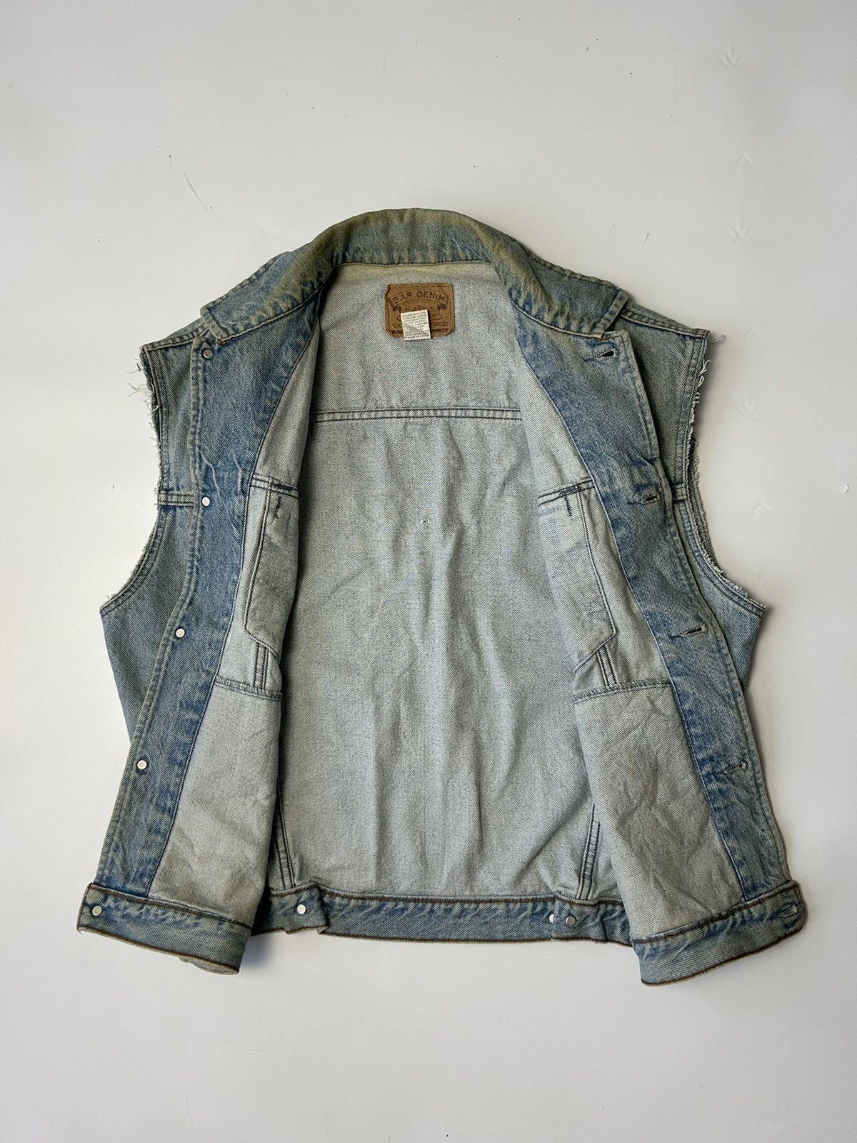 Gap × Vintage GAP DENIM VEST JACKET Size US M / EU 48-50 / 2 - 3 Thumbnail