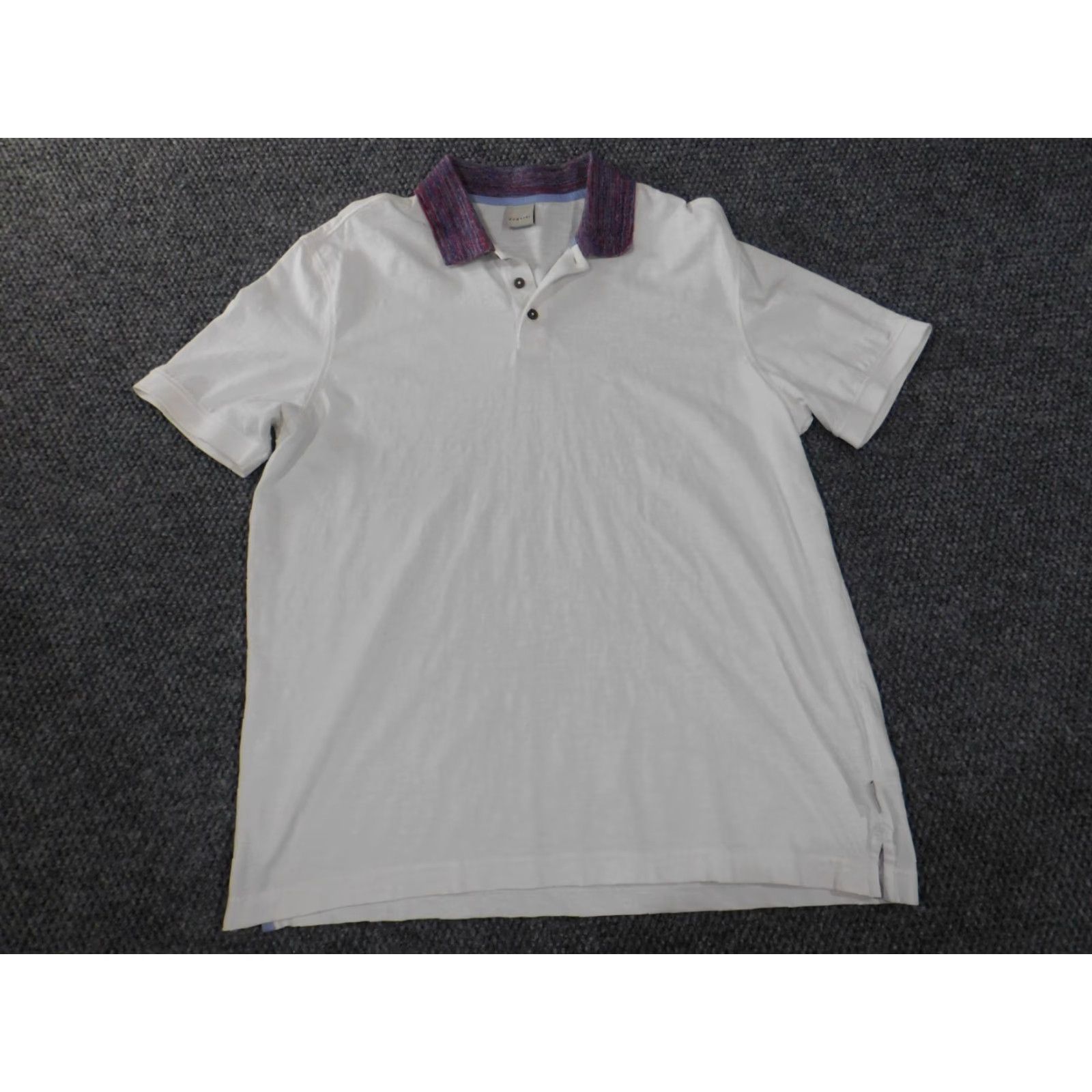Bugatti Bugatti Polo Shirt XL White Mens Stretch Knit City Classic Casual Button-Down Collar-Short Sleeve Size US XL / EU 56 / 4 - 4 Thumbnail