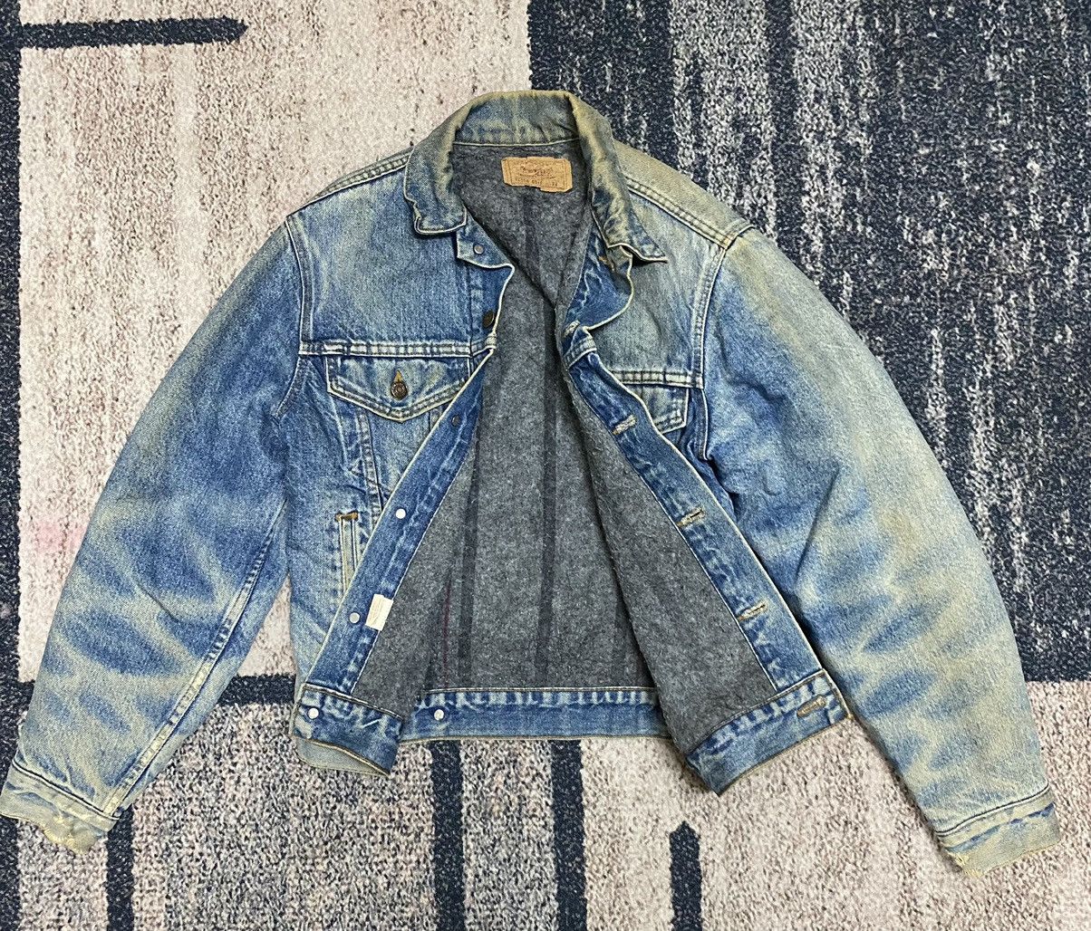 Levi's Vintage Clothing Vintage 80s Levi’s Sherpa Trucker Distressed Jacket Size US M / EU 48-50 / 2 - 2 Thumbnail