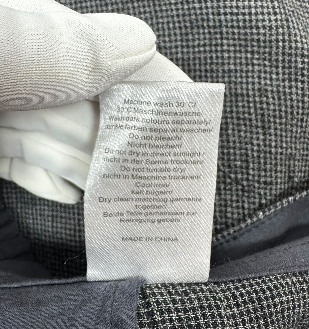 Designer Poetry Glencheck Crop Pants Tapered size US10 UK14 Size 32" / US 10 / IT 46 - 15 Thumbnail