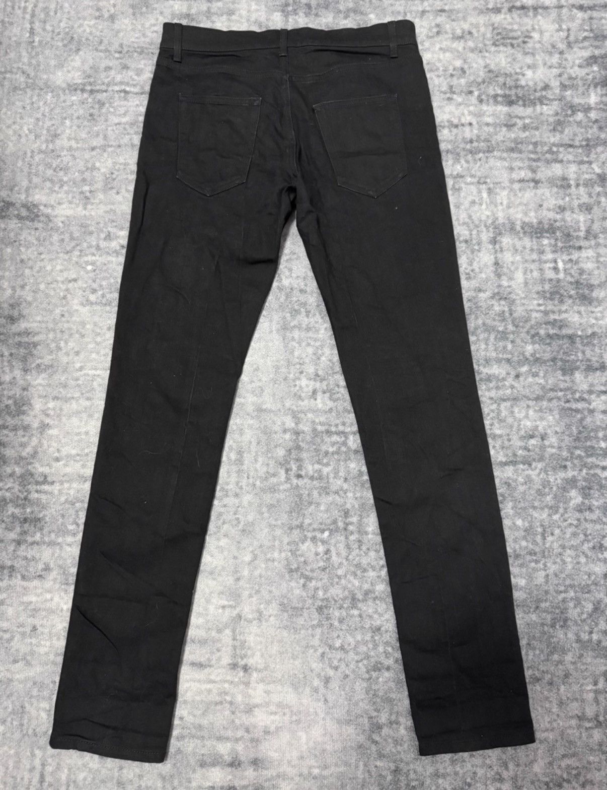 Saint Laurent Paris Saint Laurent (SLP) 18SS Stretch Black Basic Denim Jeans Size US 31 - 2 Thumbnail