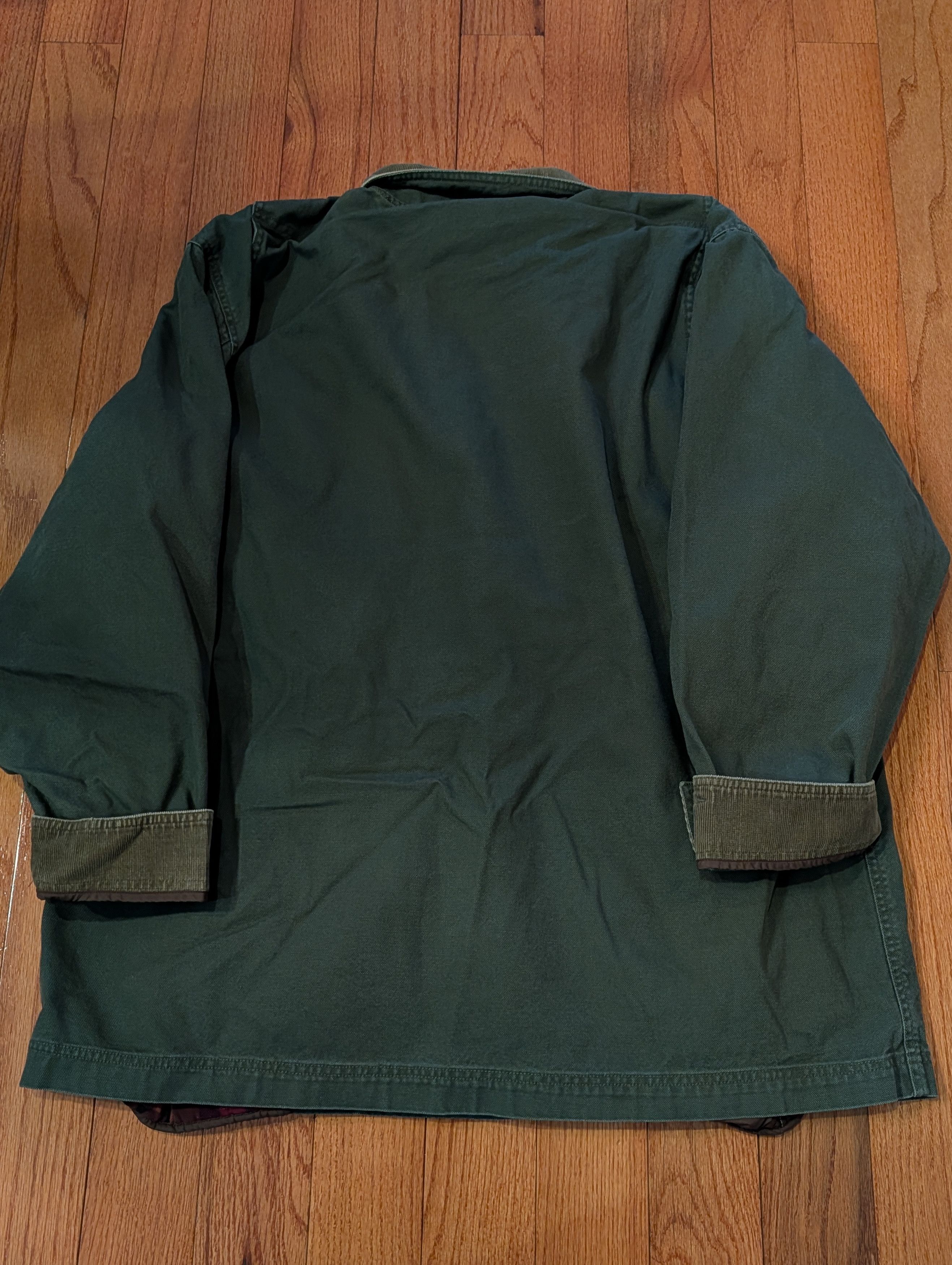 L.L. Bean Vtg L.L. Bean Field Coat Hunting Jacket Corduroy Trim Size US XL / EU 56 / 4 - 3 Thumbnail