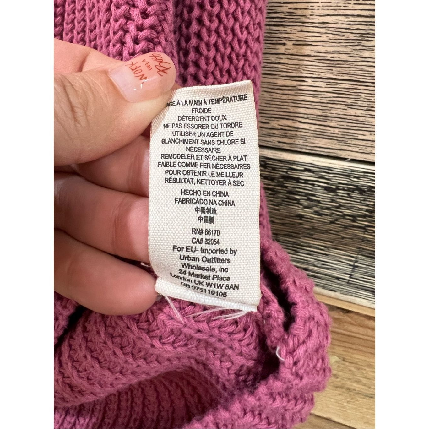 Free People FREE PEOPLE Rose Pink Damsel Bell Sleeve Cotton V-neck Sweat Size M / US 6-8 / IT 42-44 - 7 Thumbnail