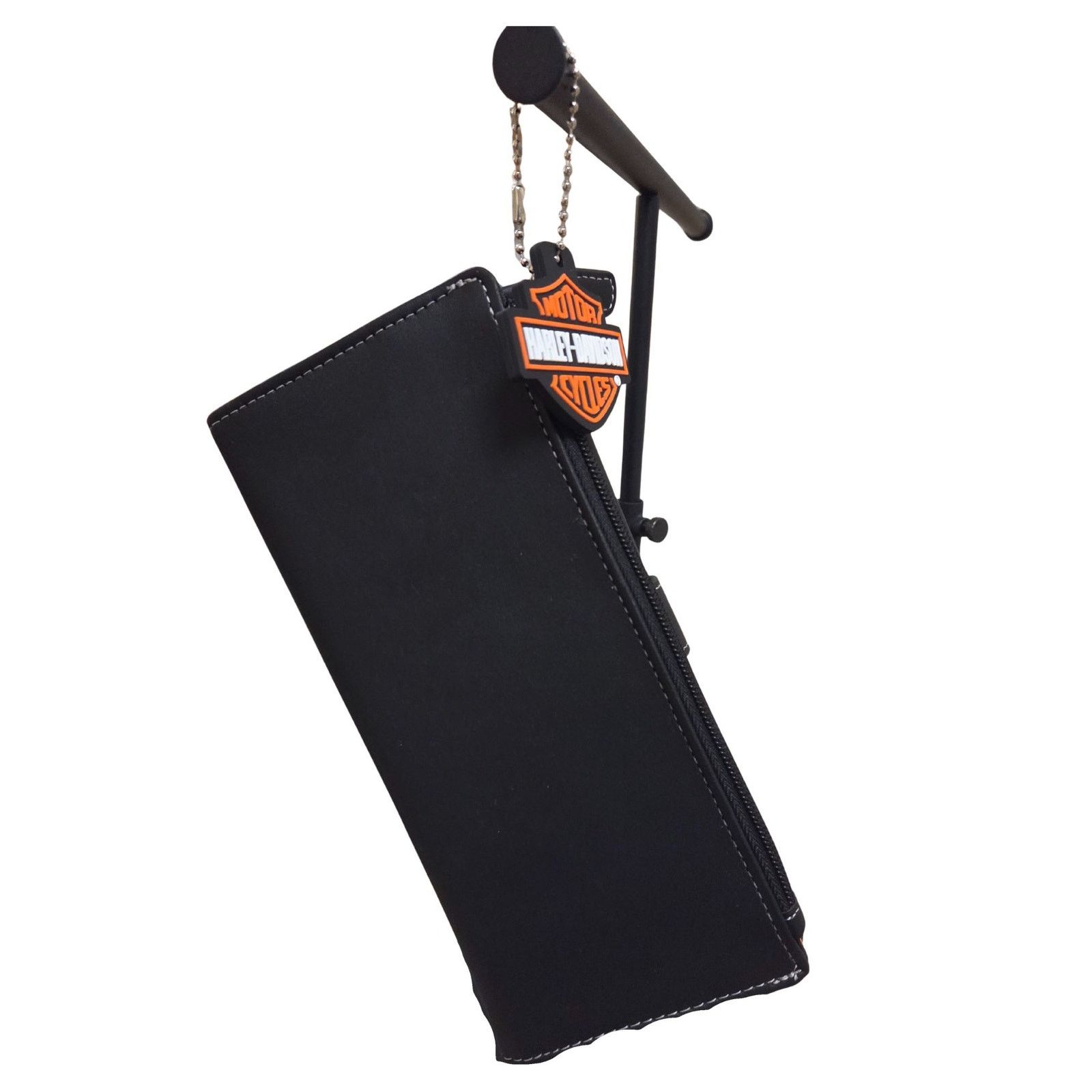 Harley Davidson Harley-Davidson Black Faux Leather Tool Wallet – NWKey Chain Size ONE SIZE - 4 Thumbnail